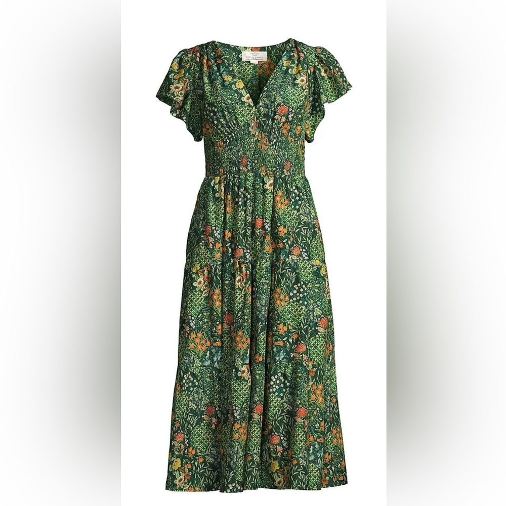 Trovata Green Kendall Dress